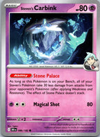 Steven's Carbink 086/182 Common Destined Rivals Pokemon Near Mint