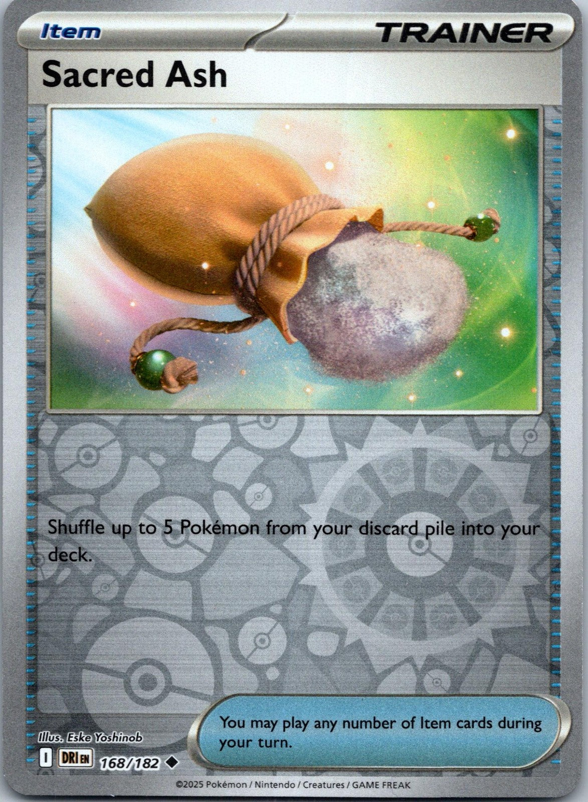 Sacred Ash 168/182 Uncommon Destined Rivals Pokemon Near Mint