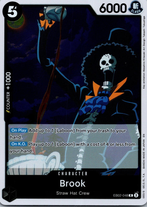 Brook EB02-048 Rare Extra Booster: Anime 25th Collection One Piece Near Mint