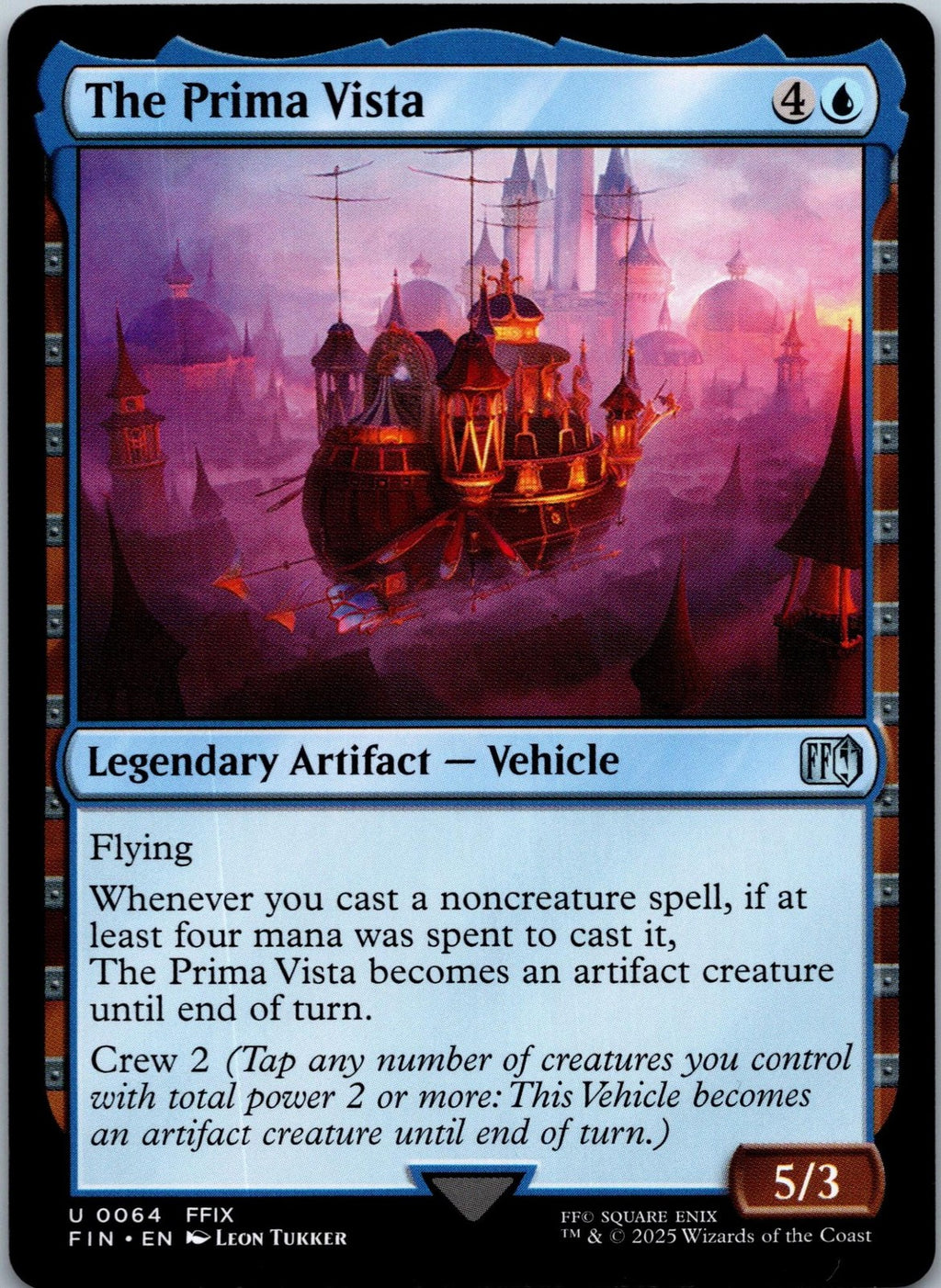 The Prima Vista 64 Uncommon FINAL FANTASY Magic: The Gathering Near Mint