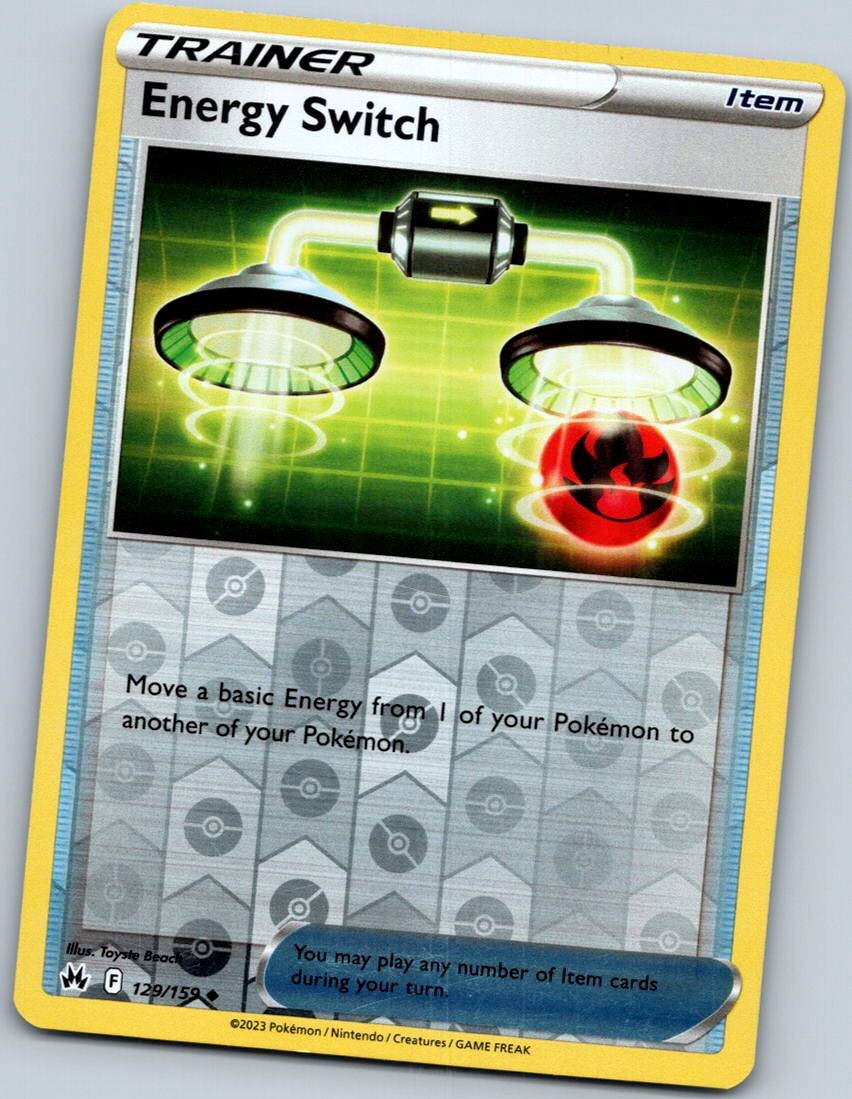 Energy Switch 129/159 Reverse Crown Zenith Pokemon Near Mint