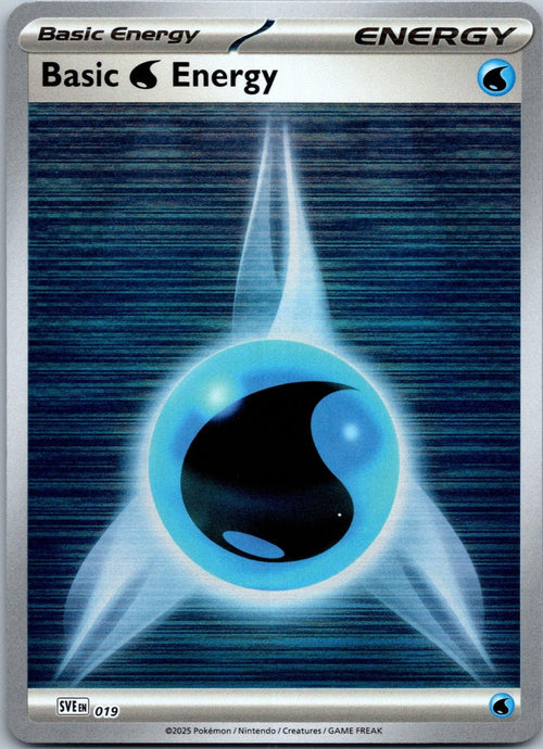 Basic Water Energy 019 Scarlet & Violet Energies Pokemon Near Mint