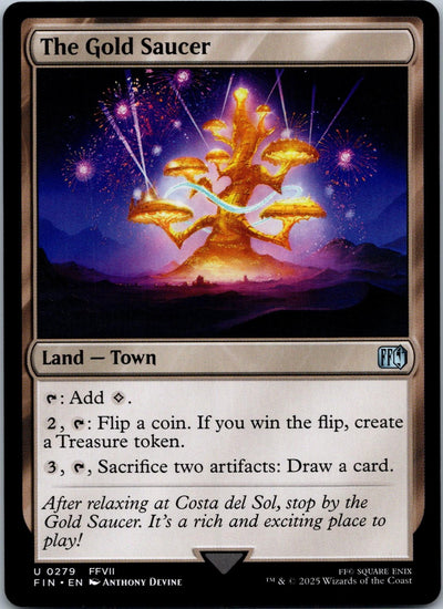 The Gold Saucer 279 Uncommon Final Fantasy Magic: The Gathering Near Mint | HOKO