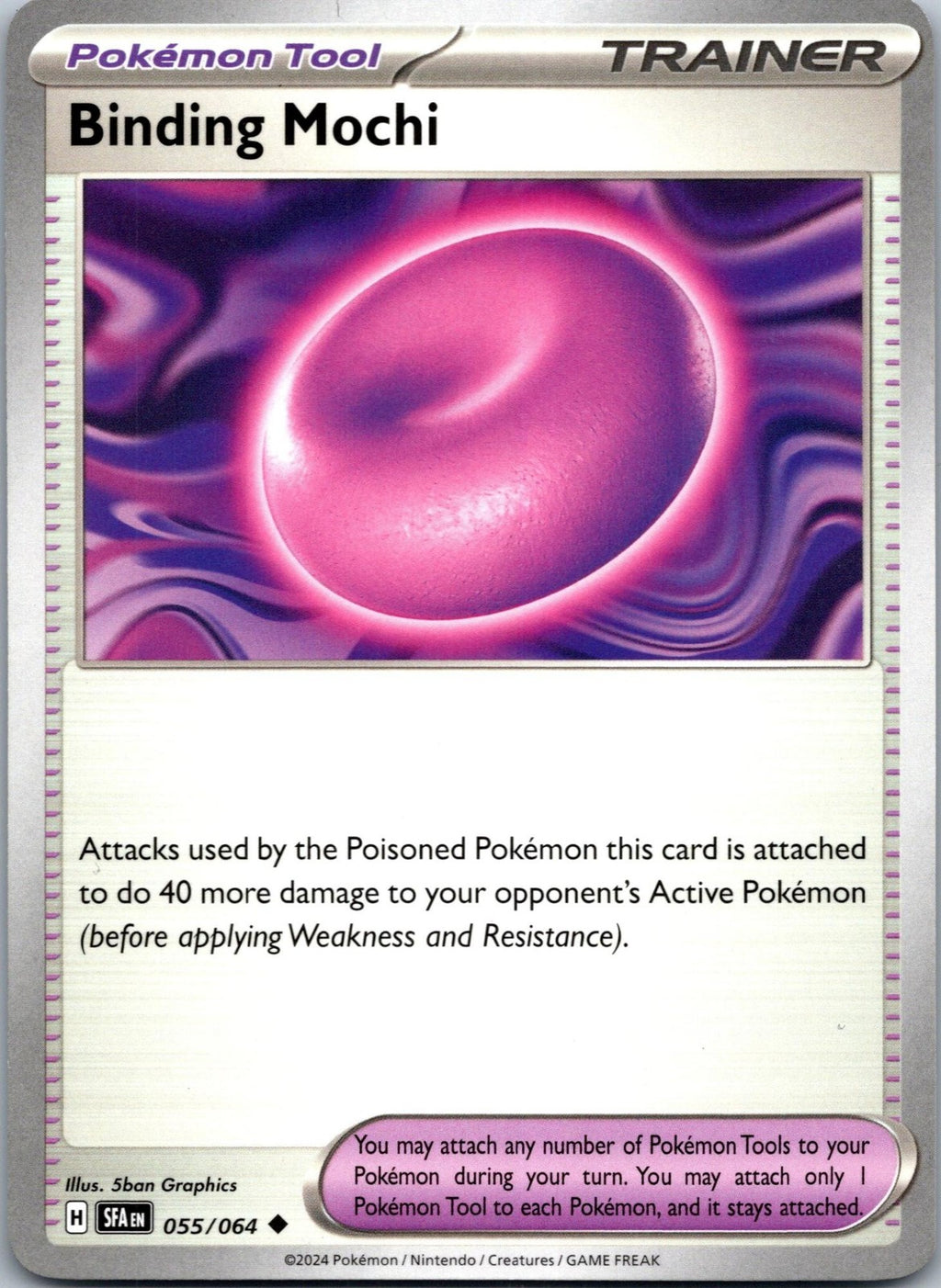 Binding Mochi 055/064 Uncommon Shrouded Fable Pokemon Near Mint