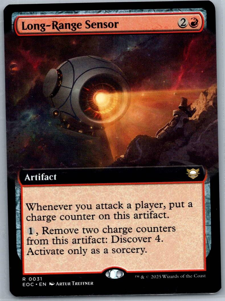 Long-Range Sensor (Extended Art) Edge of Eternities Magic: The Gathering NM
