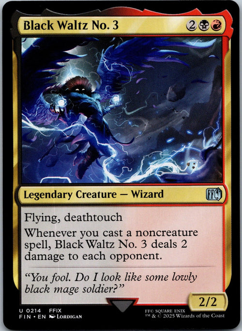 Black Waltz No. 3 214 Uncommon FINAL FANTASY Magic: The Gathering Near Mint