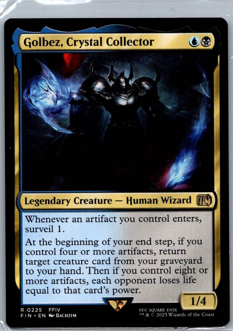 Golbez, Crystal Collector 225 Rare FINAL FANTASY Magic: The Gathering Near Mint