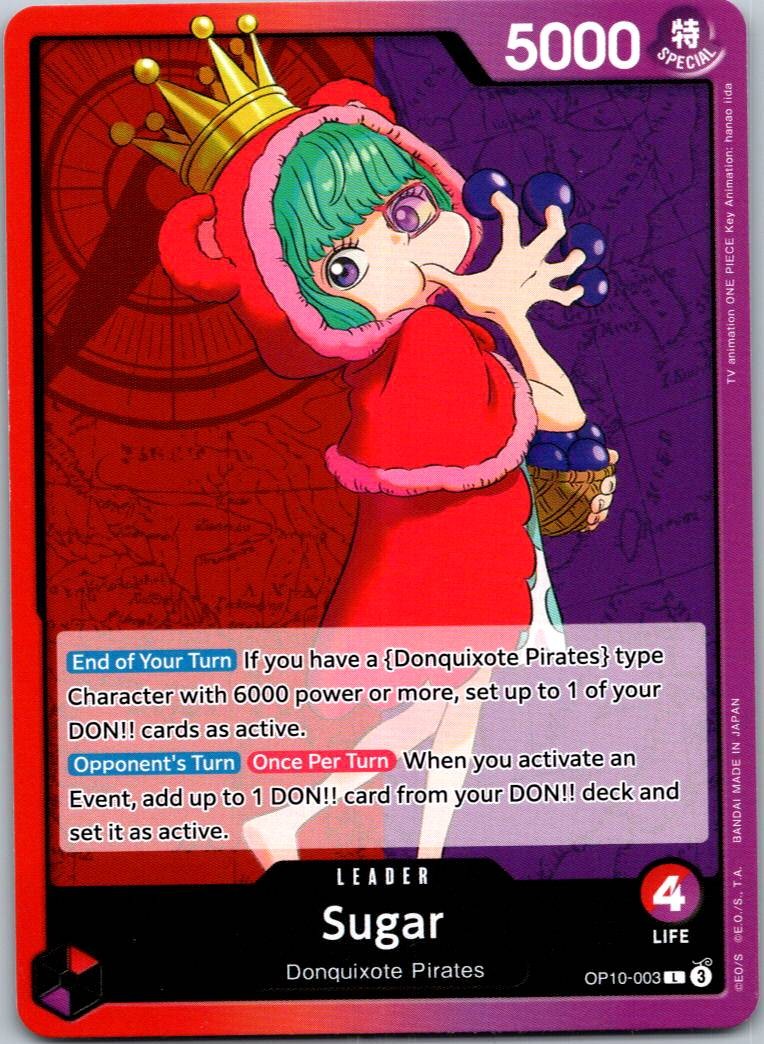 Sugar (003) OP10-003 Leader Royal Blood One Piece Near Mint