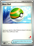 Nest Ball 181/198 Uncommon Scarlet & Violet Pokemon Near Mint