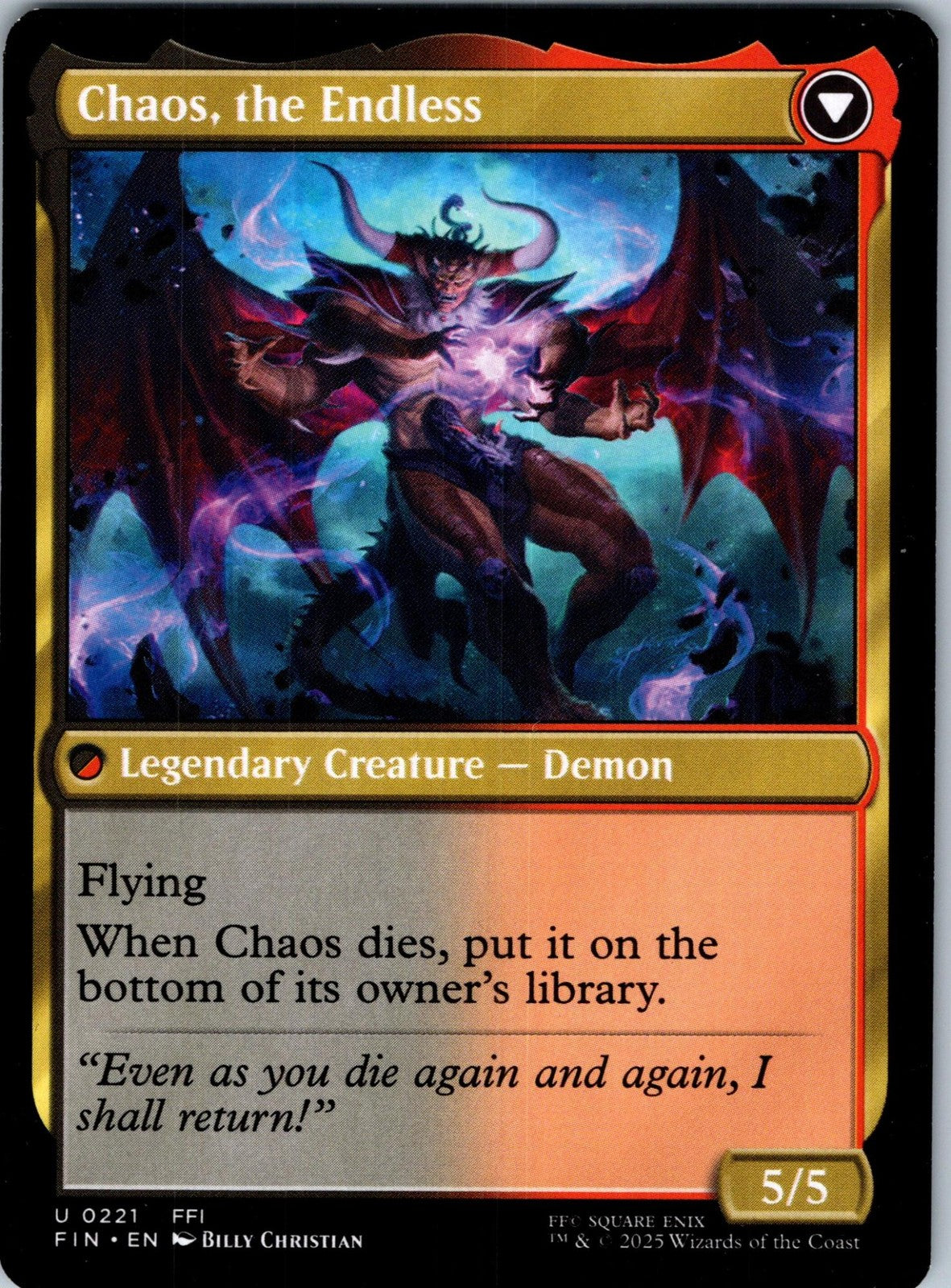 Garland, Knight of Cornelia 221 Uncommon Final Fantasy Magic: The Gathering NM