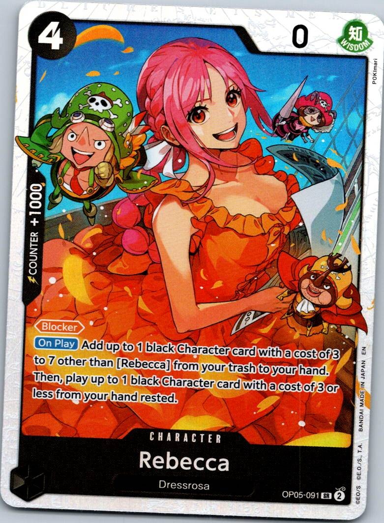 Rebecca OP05-091 Premium Booster -The Best- Vol. 2 One Piece NM