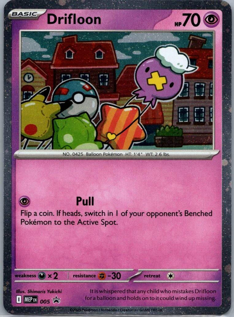 Drifloon 005 Promo Mega Evolutions Pokemon Near Mint