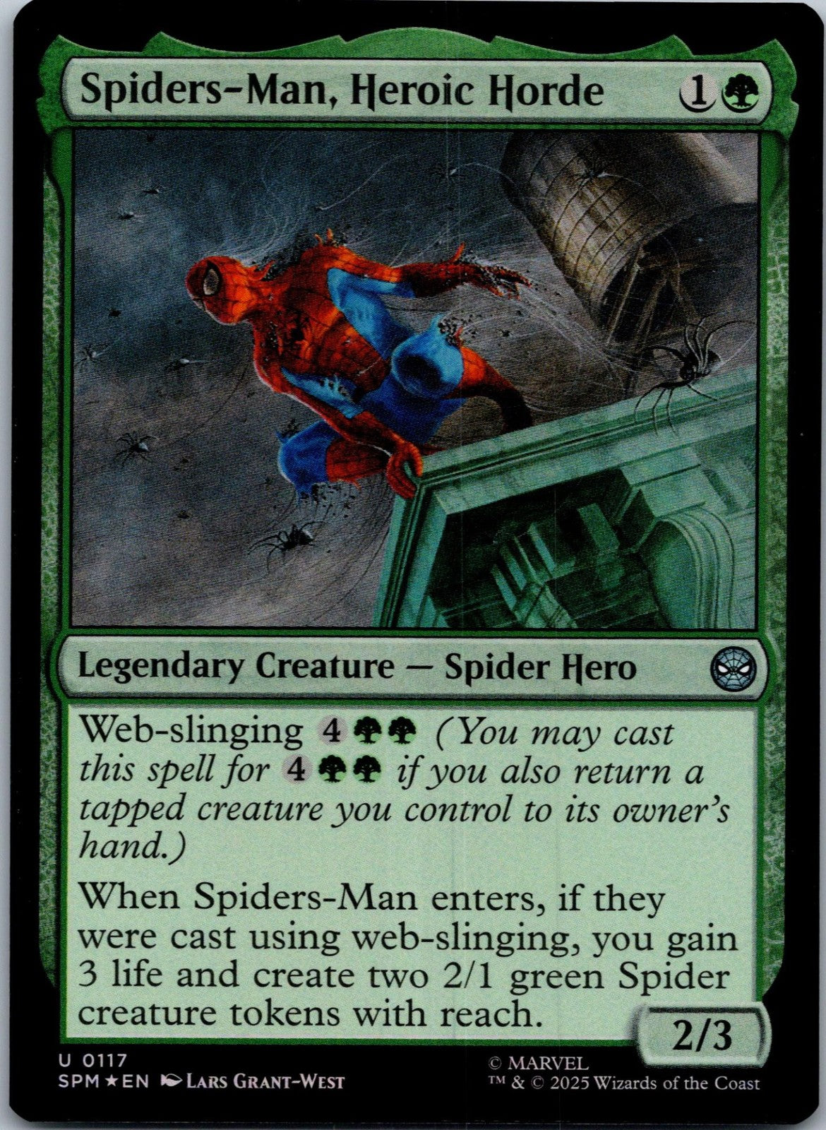 Spiders-Man, Heroic Horde 117 Marvel's Spider-Man Magic: The Gathering NM