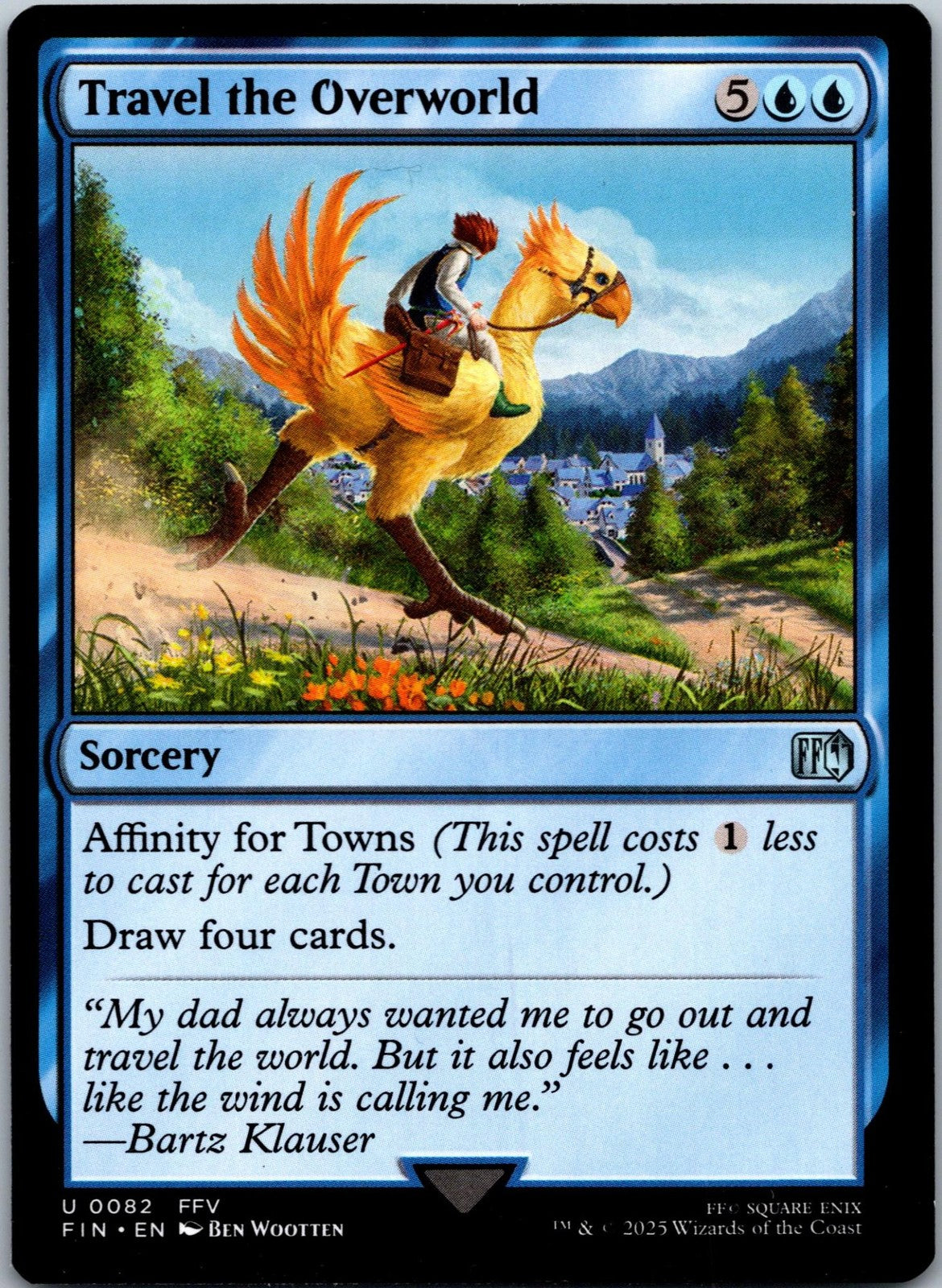 Travel the Overworld 82 Uncommon Final Fantasy Magic: The Gathering NM | HOKO