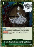 Gum-Gum Elephant Gatling OP11-038 Rare A Fist of Divine Speed One Piece NM