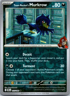 Team Rocket's Murkrow 127/182 Uncommon Destined Rivals Pokemon Near Mint