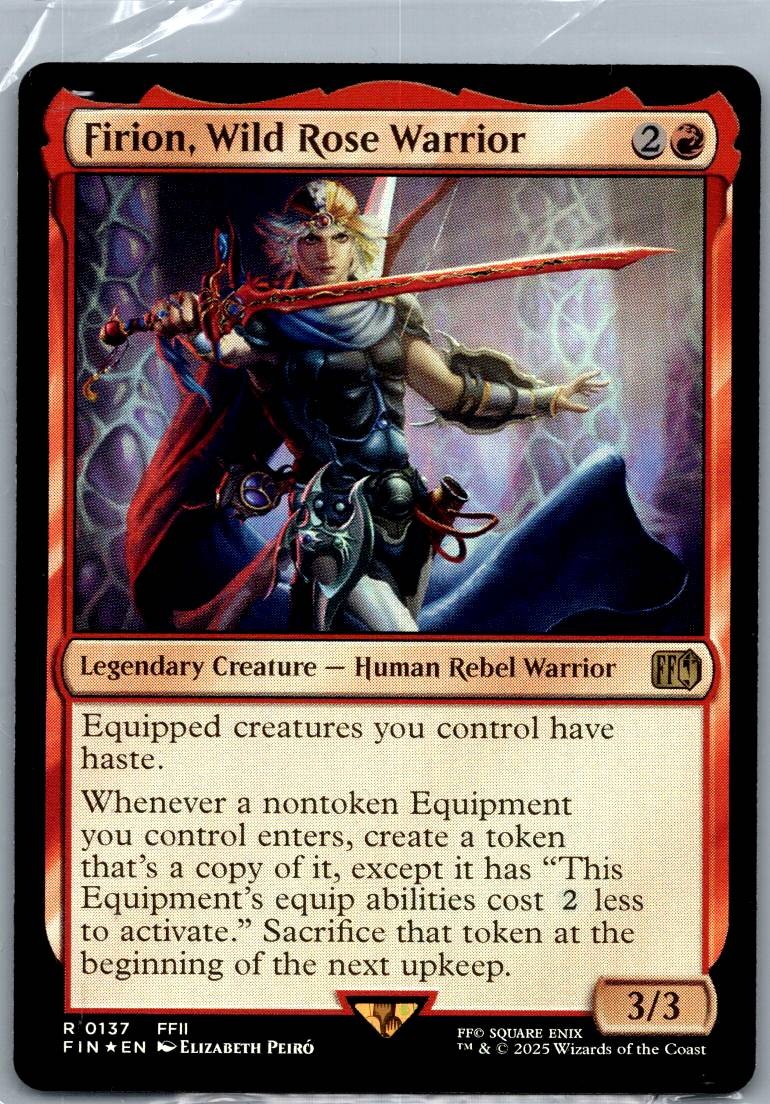 Firion, Wild Rose Warrior 137 Rare FINAL FANTASY Magic: The Gathering Near Mint