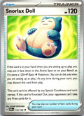 Snorlax Doll 175/182 Uncommon Paradox Rift Pokemon Near Mint