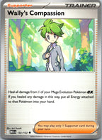 Wally's Compassion 132/132 Uncommon Mega Evolution Pokemon Near Mint