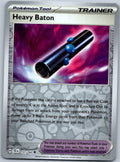 Heavy Baton 151/162 Reverse Temporal Forces Pokemon Near Mint