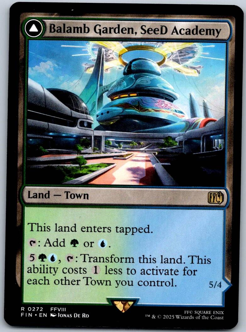 Balamb Garden, SeeD Academy 272 Rare FINAL FANTASY Magic: The Gathering NM