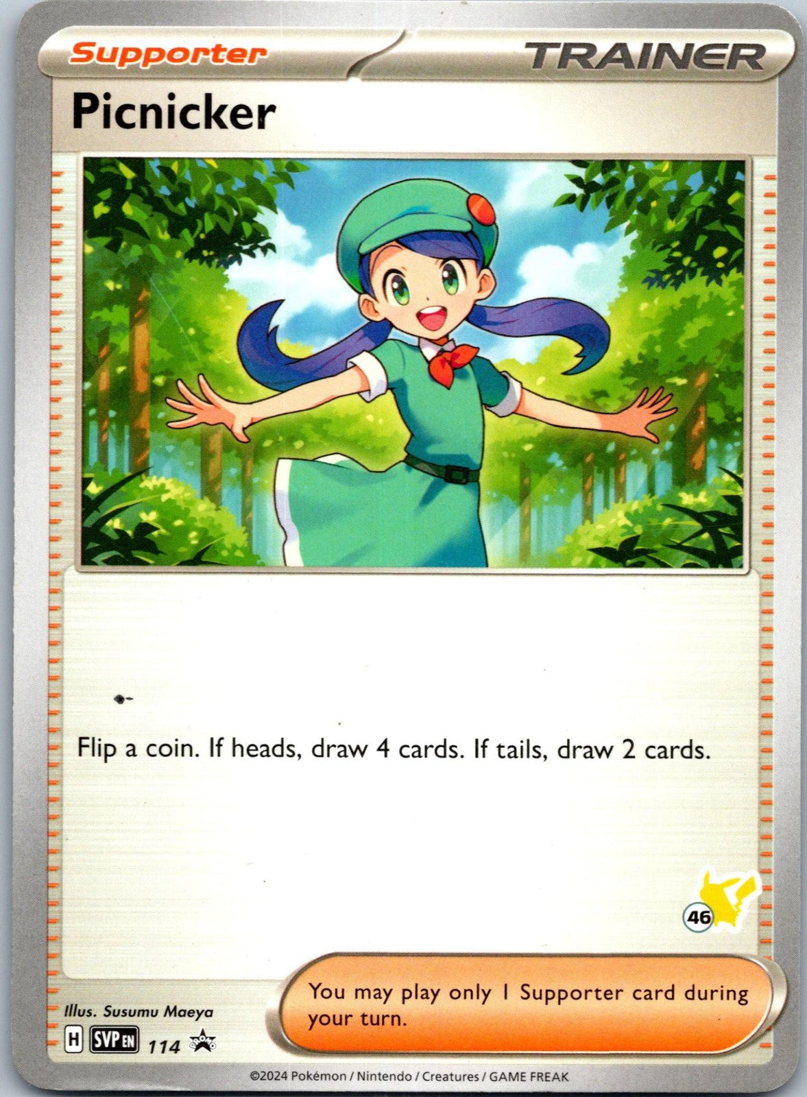 Picnicker 114 Promo Scarlet & Violet Pokemon Near Mint