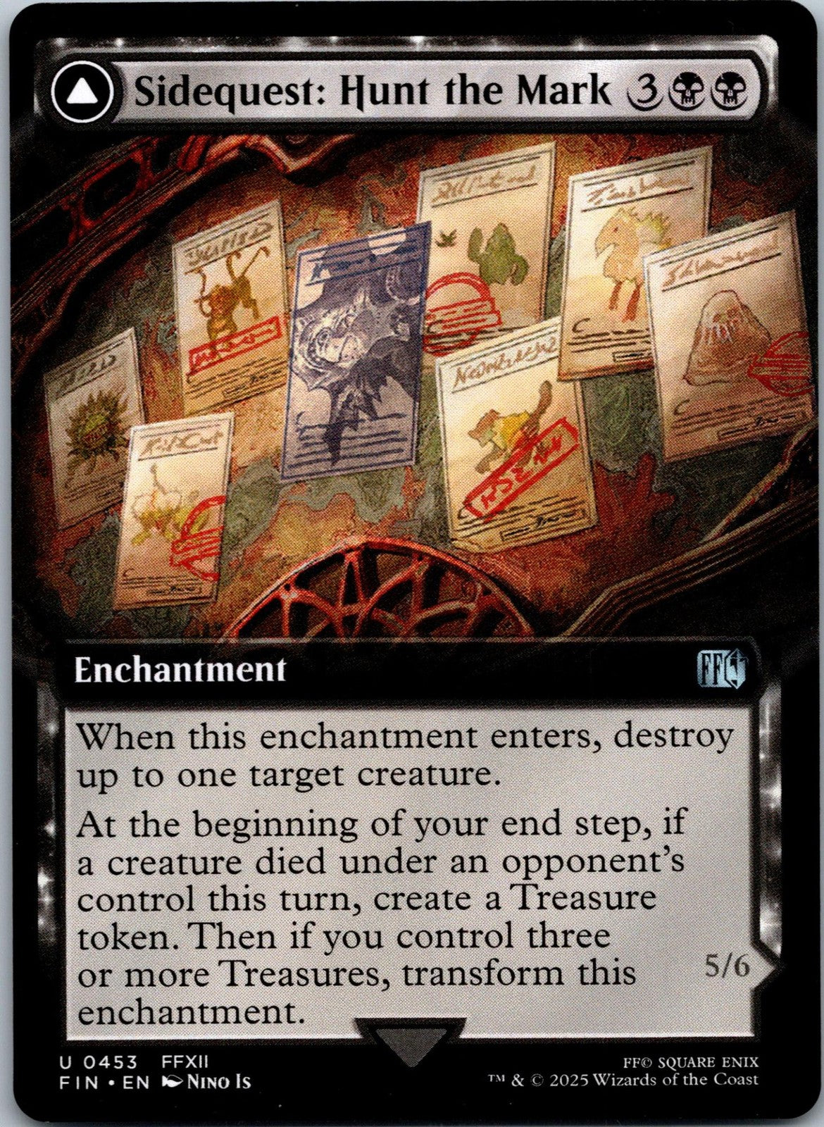 Sidequest: Hunt the Mark (Extended Art) Final Fantasy Magic: The Gathering NM