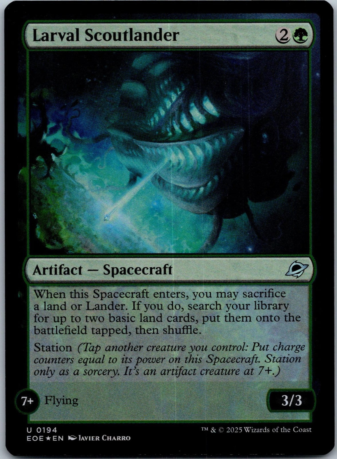 Larval Scoutlander 194 Uncommon Edge of Eternities Magic: The Gathering NM