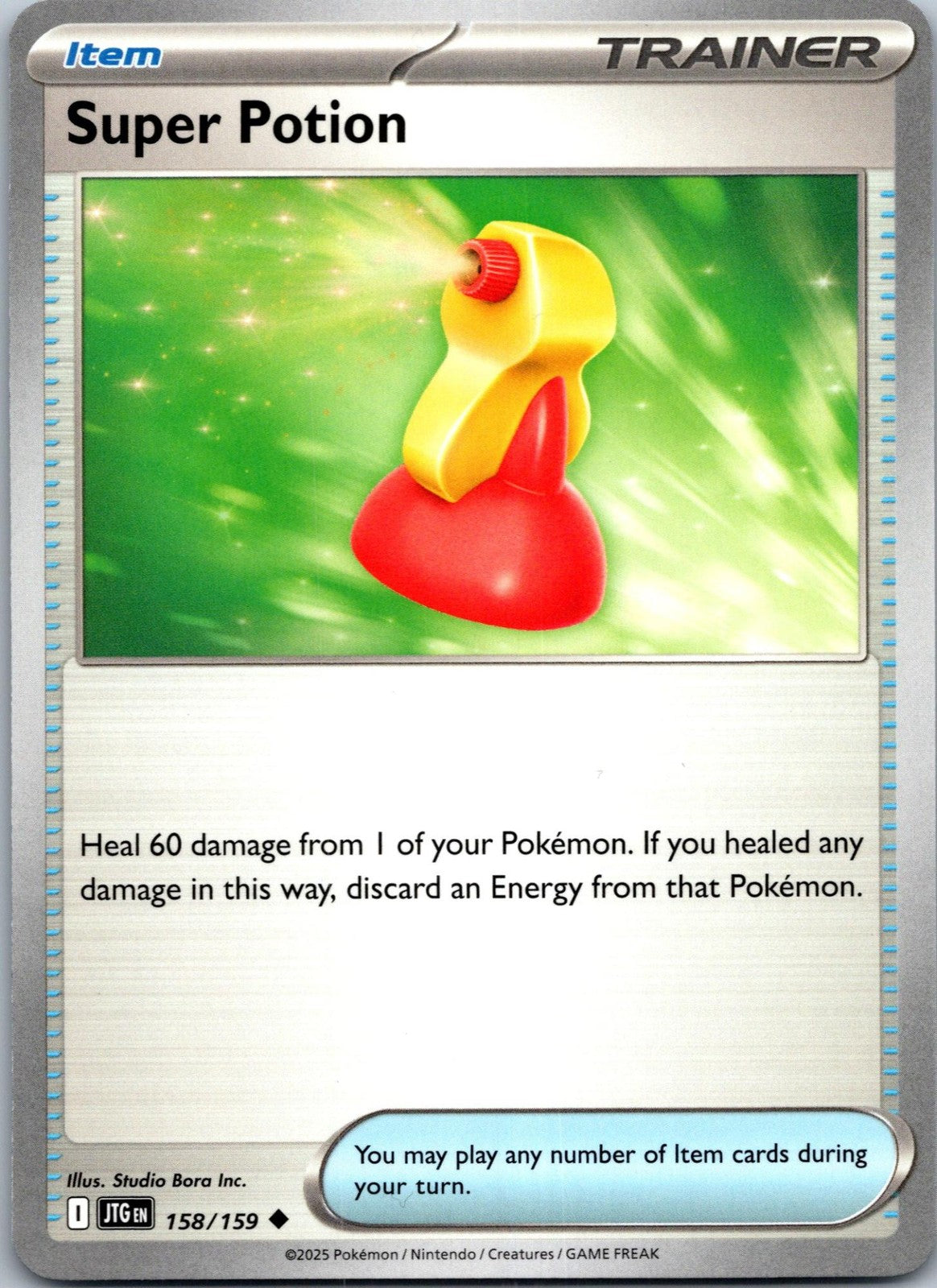 Super Potion 158/159 Uncommon Journey Together Pokemon Near Mint