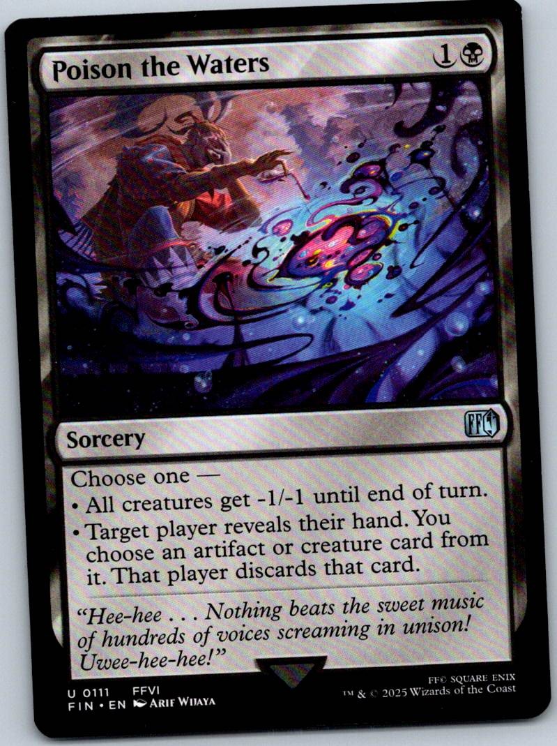 Poison the Waters 111 Uncommon FINAL FANTASY Magic: The Gathering Near Mint