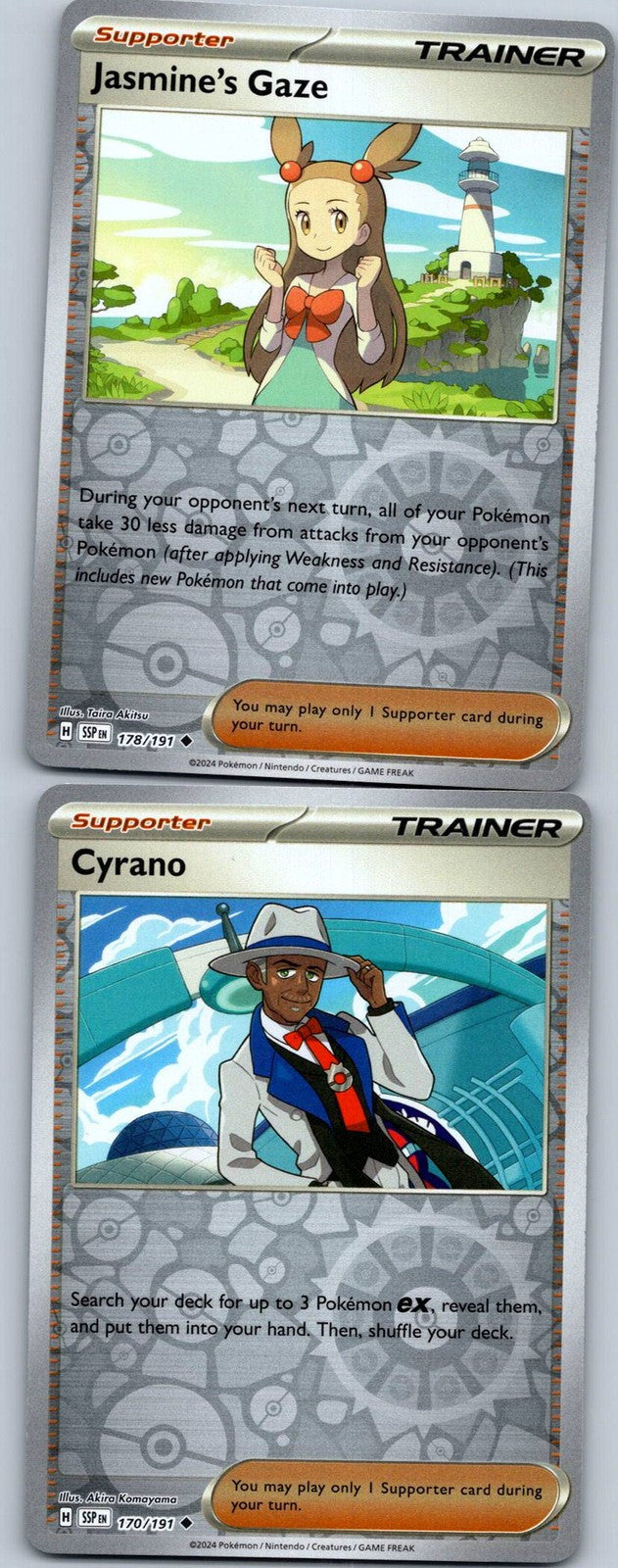 Cyrano 170/191 Reverse Surging Sparks Pokemon Near Mint