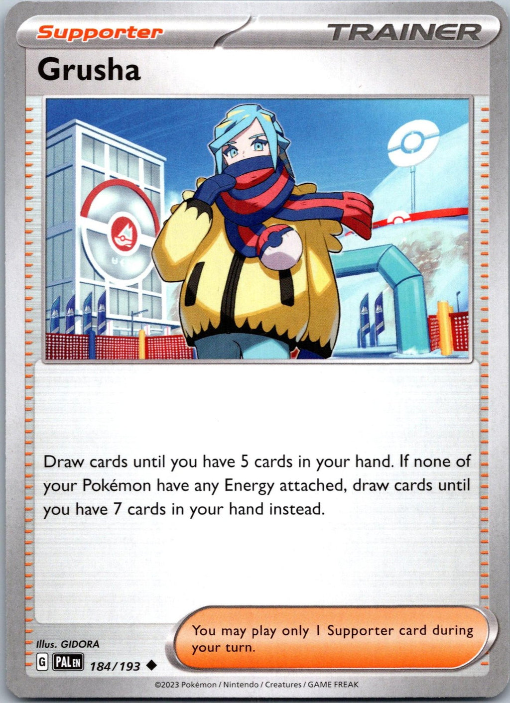 Grusha 184/193 Uncommon Paldea Evolved Pokemon Near Mint