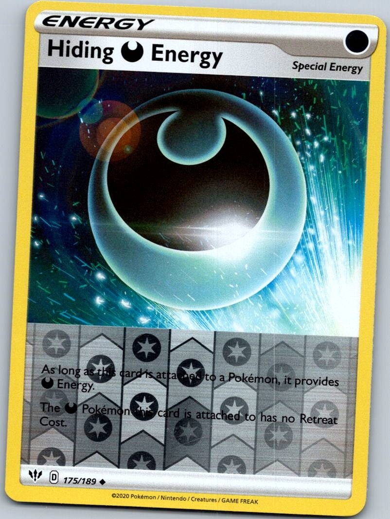 Hiding Darkness Energy 175/189 Reverse Darkness Ablaze Pokemon Near Mint