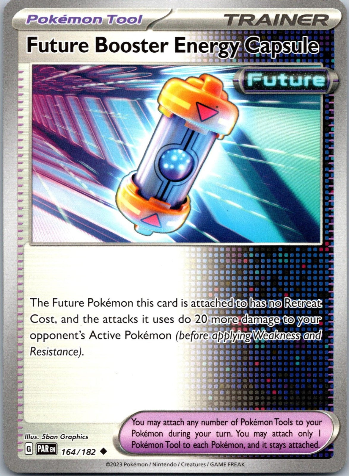 Future Booster Energy Capsule 164/182 Uncommon Paradox Rift Pokemon Near Mint