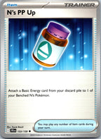 N's PP Up 153/159 Uncommon Journey Together Pokemon Near Mint