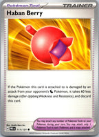 Haban Berry 111/131 Common Prismatic Evolutions Pokemon Near Mint