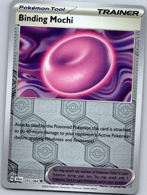 Binding Mochi 055/064 Reverse Shrouded Fable Pokemon Near Mint