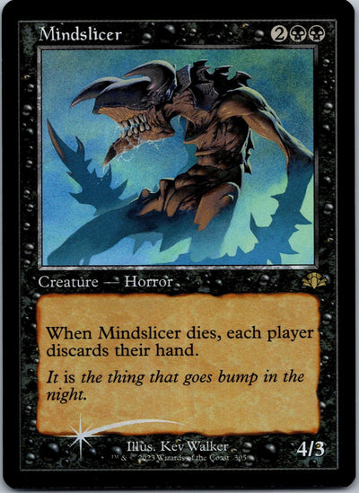 Mindslicer (Retro Frame) 305 Dominaria Remastered Magic: The Gathering Foil NM