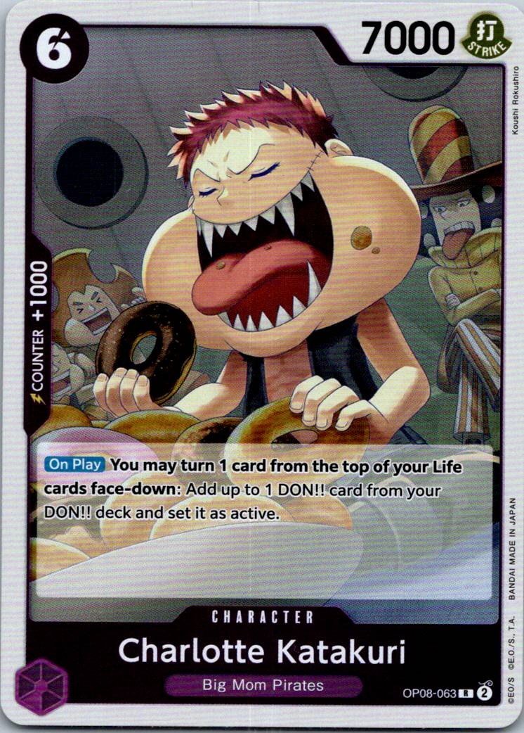 Charlotte Katakuri (063) OP08-063 Rare Two Legends One Piece Near Mint