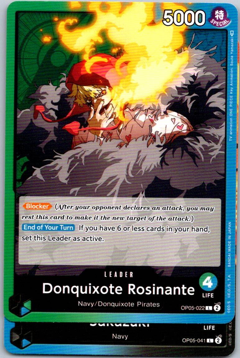 Donquixote Rosinante (022) OP05-022 Leader Awakening of the New Era One Piece NM