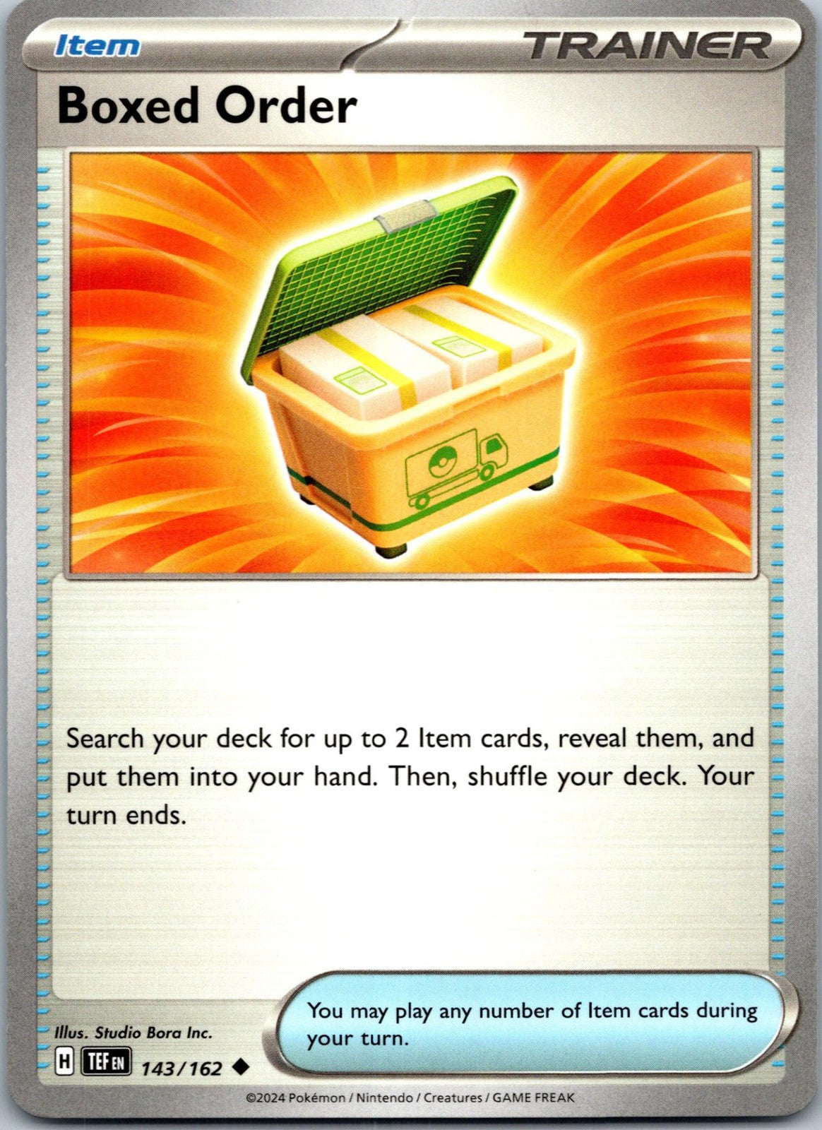 Boxed Order 143/162 Uncommon Temporal Forces Pokemon Near Mint