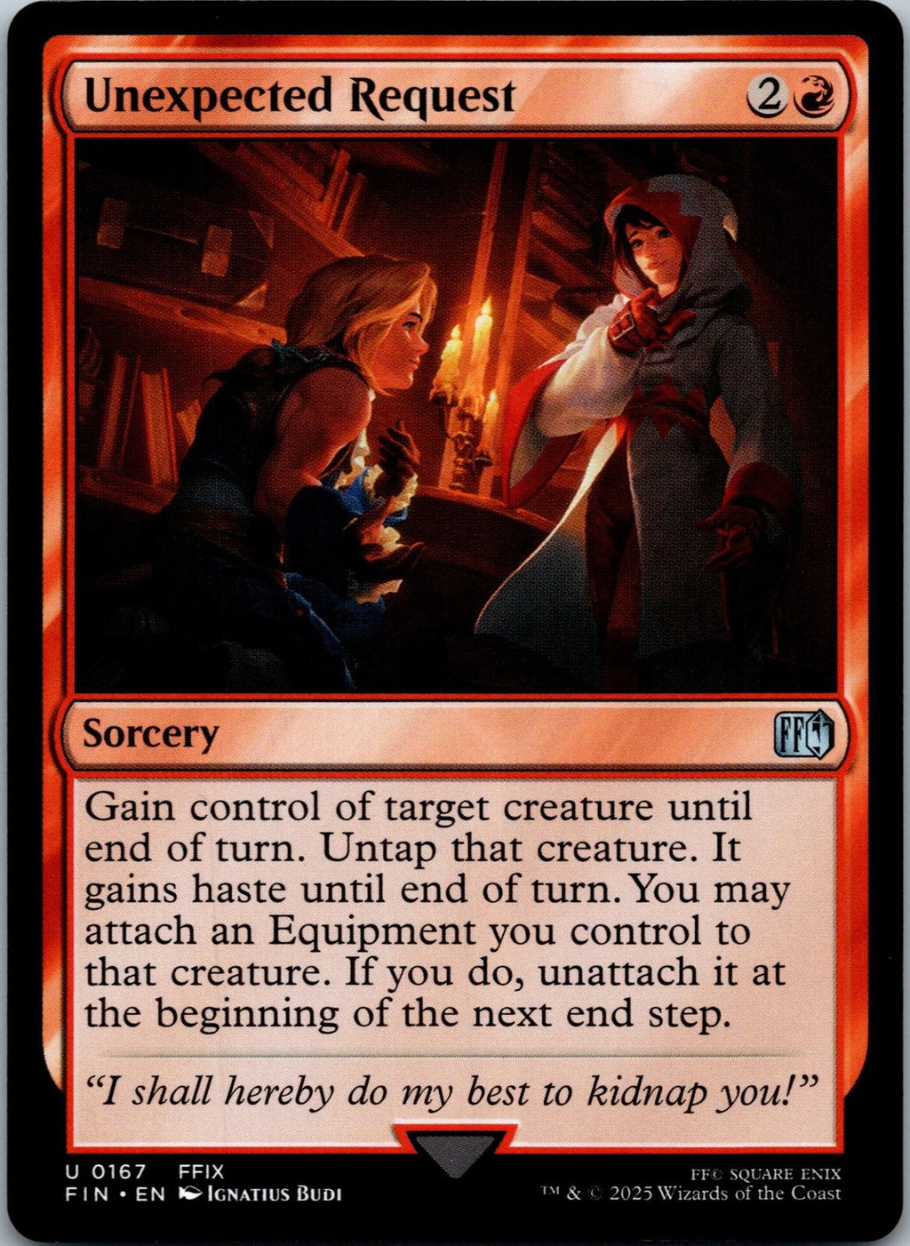 Unexpected Request 167 Uncommon Final Fantasy Magic: The Gathering NM | HOKO