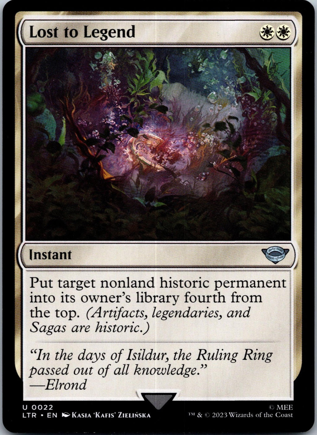 Lost to Legend The Lord of the Rings: Magic: The Gathering NM