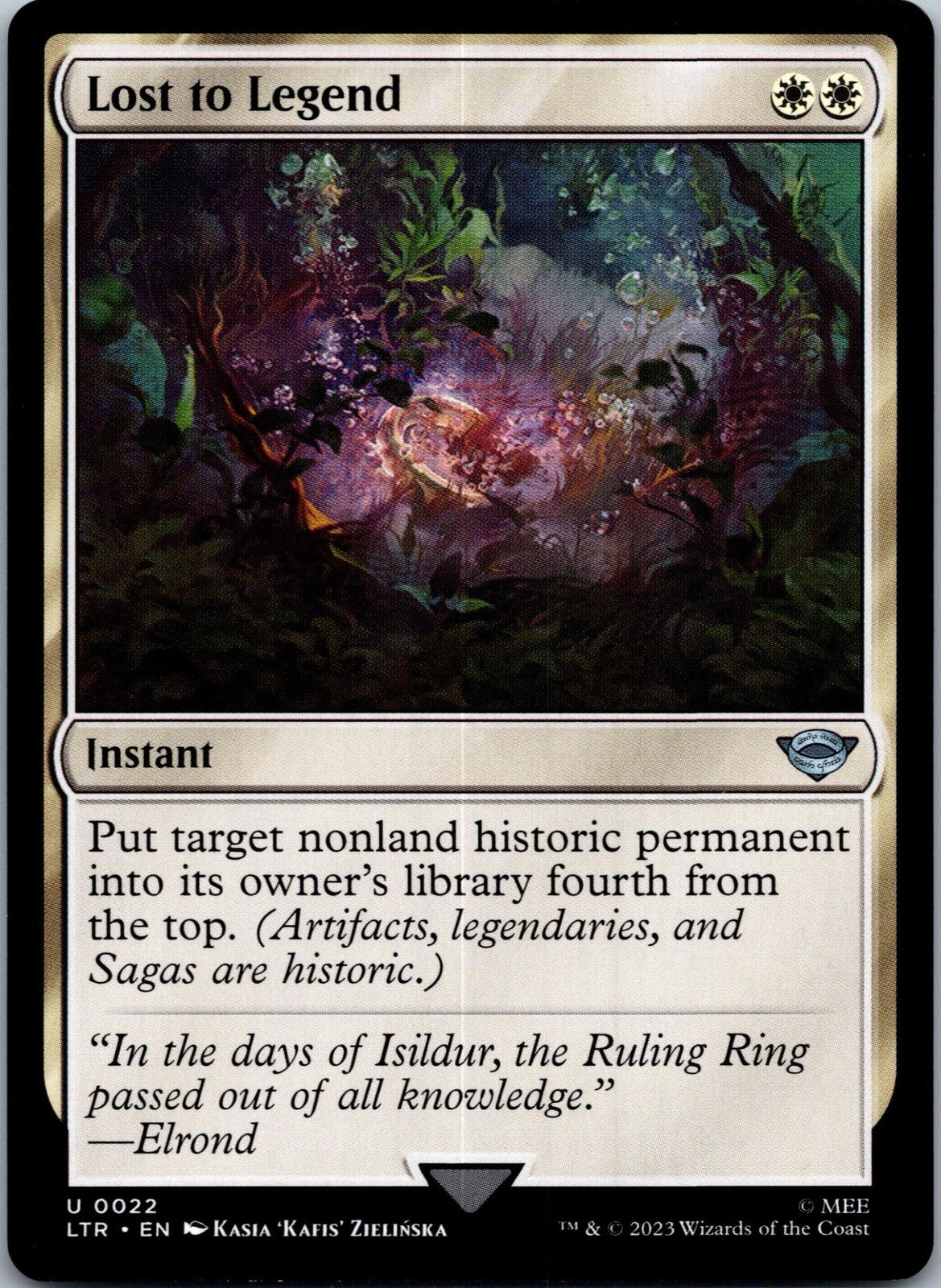 Lost to Legend The Lord of the Rings: Magic: The Gathering NM