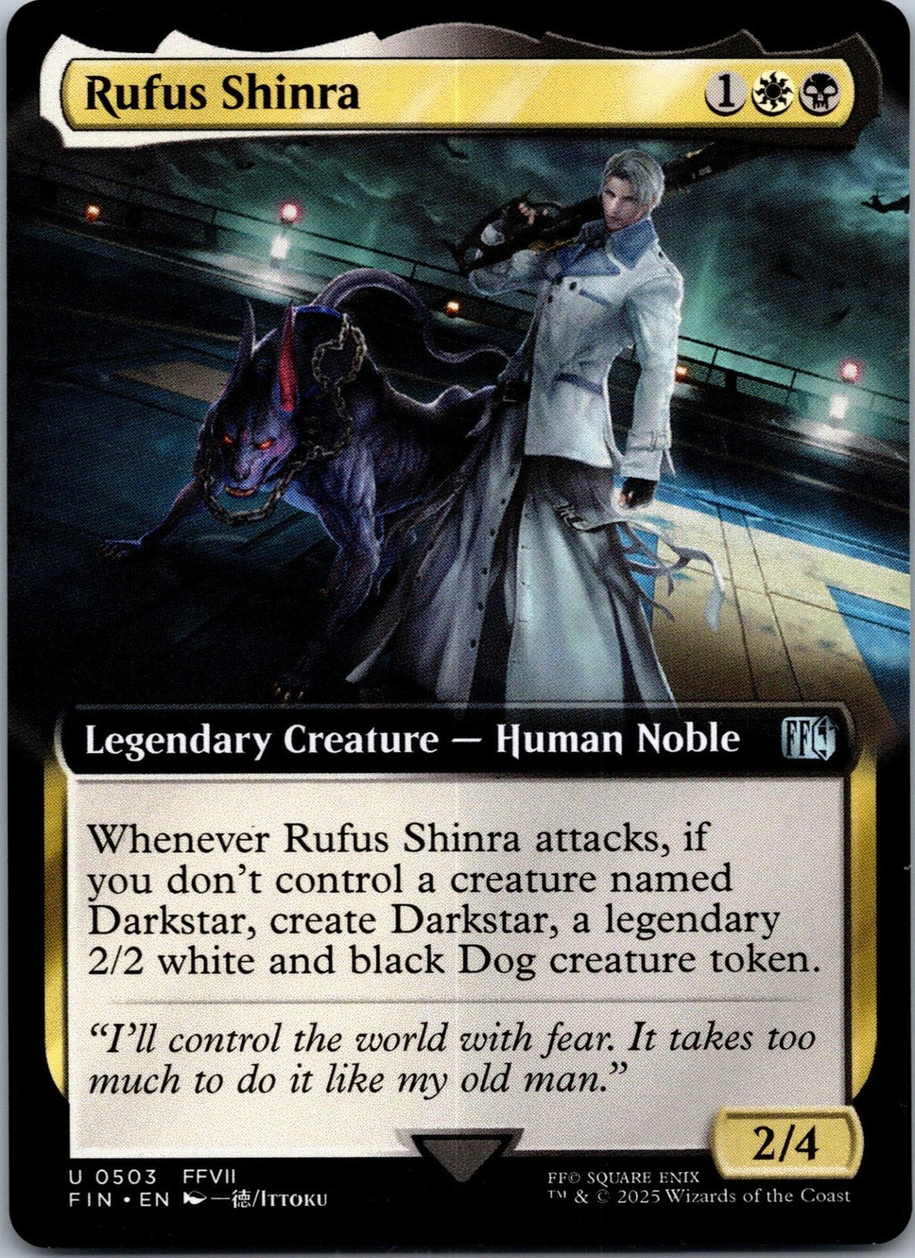 Rufus Shinra (Extended Art) 503 Uncommon Final Fantasy Magic: The Gathering NM