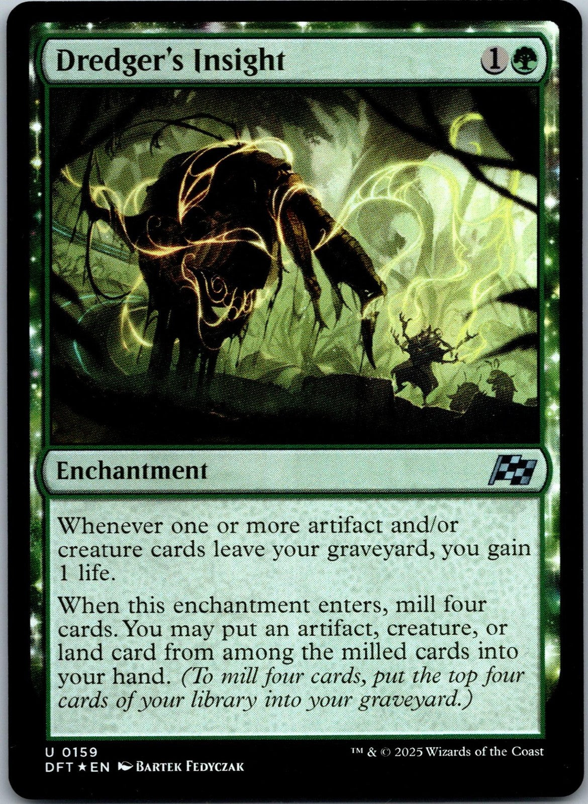 Dredger's Insight 159 Uncommon Aetherdrift Magic: The Gathering Near Mint