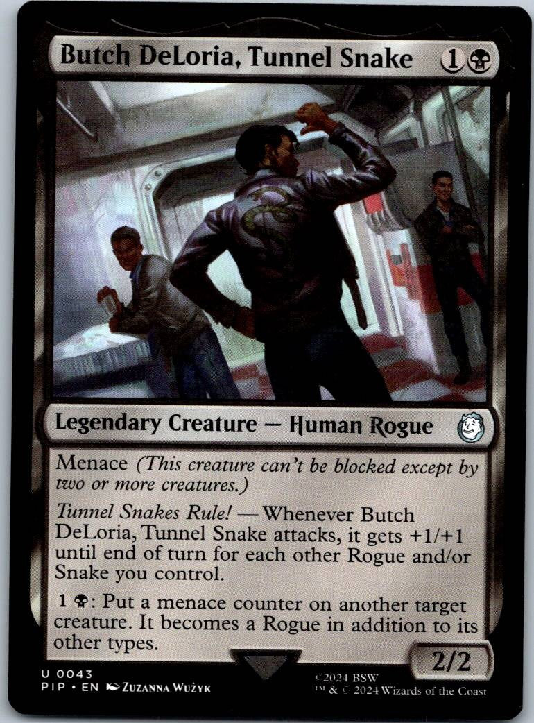 Butch DeLoria, Tunnel Snake 43 Universes Beyond: Fallout Magic: The Gathering NM