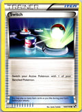 Switch 104/114 Common Black & White Pokemon Near Mint