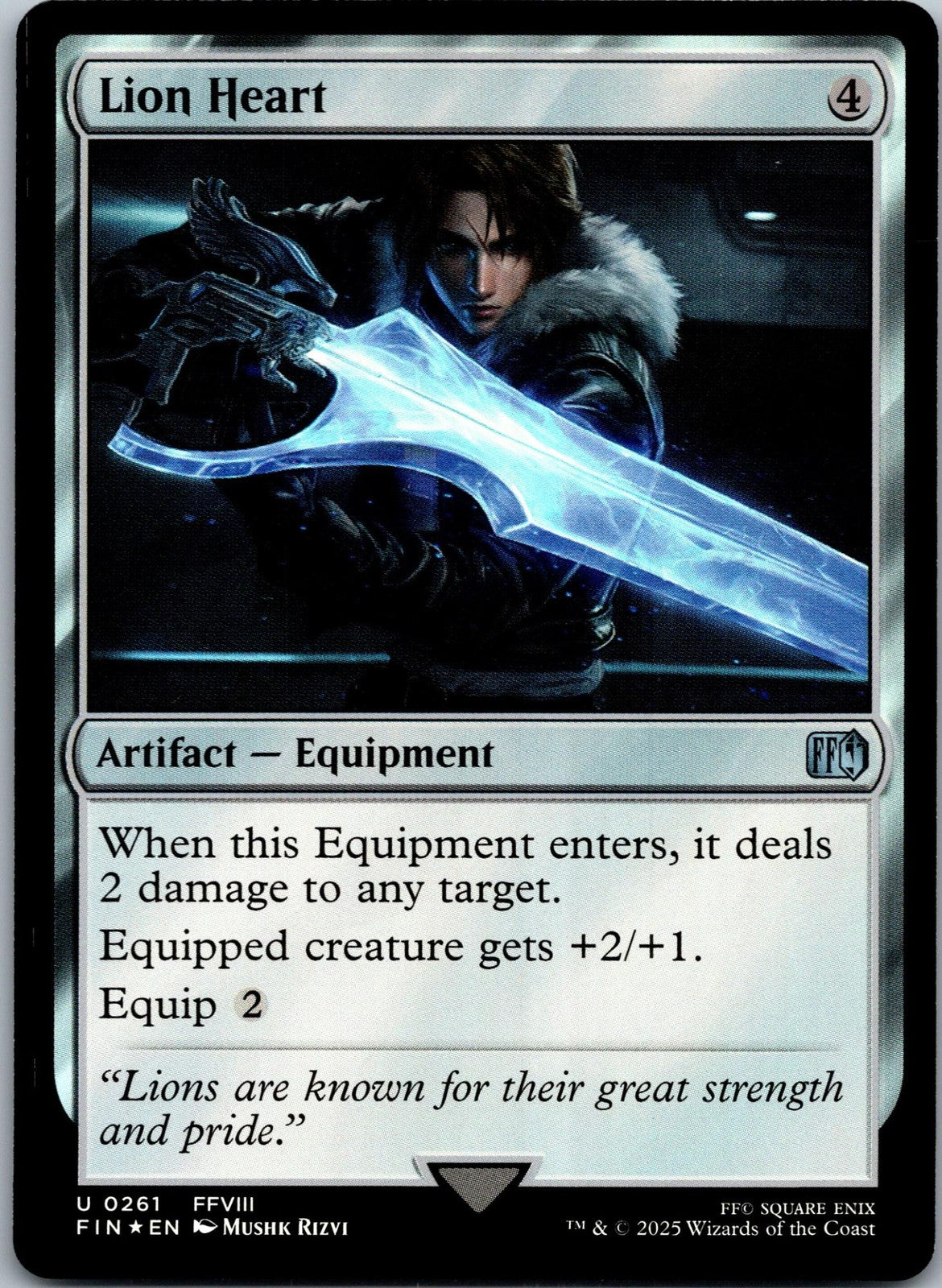 Lion Heart 261 Uncommon Final Fantasy Magic: The Gathering Near Mint | HOKO