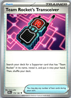 Team Rocket's Transceiver 178/182 Uncommon Destined Rivals Pokemon NM | HOKO